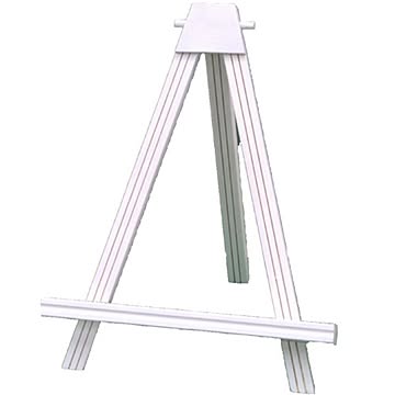 カラー額立て・カラーイーゼル・木製イーゼル　■2202イーゼル　L (ホワイト)