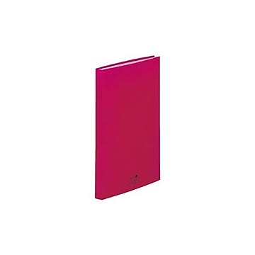（まとめ）LIHITLAB クリヤーブック A4S N5001-3 赤【×30セット】