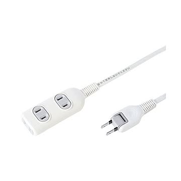 (まとめ) サンワサプライ タップ 2P・3個口 10m TAP-3W10N 1個  【×10セット】