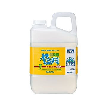 （まとめ）サラヤ ヤシノミ洗剤 業務用 2.7L 1本【×5セット】