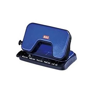 （まとめ）マックス 軽あけパンチSCOOVA DP-15T／B 青 DP90124【×10セット】