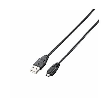 (まとめ)エレコム MicroUSB(AMicroB)ケーブル GM-U2CAMB15BK×5セット