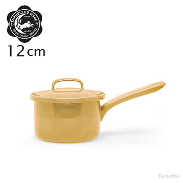 月兎印 ソースパン 片手鍋 12cm ホーロー 日本製 野田琺瑯