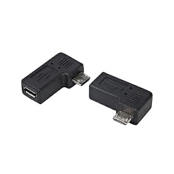 変換名人 変換プラグ microUSB→microUSB右L型(フル結線) USBMC-RLF