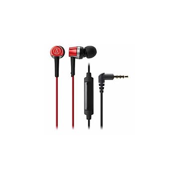 Audio-Technica オーディオテクニカ ATH-CKR30IS-RD マイク＆コントローラー搭載ダイナミック型カナルイヤホン（レッド）