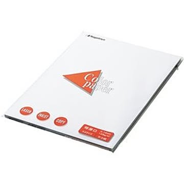 (まとめ) 長門屋商店 Color Paper A4 特厚口 白 ナ-3401V 1冊（100枚） 【×5セット】