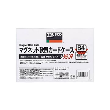 まとめ TRUSCO マグネット軟質カードケースA3 ツヤあり MNC-A3A 1枚 ×10セット