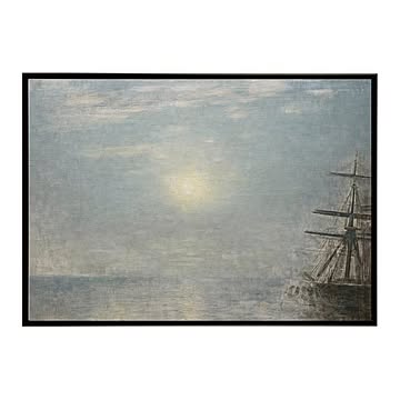 世界の古い絵画 レトロポスター デジタルリマスターSun Over The Sea インテ【bn-poster-4406】
