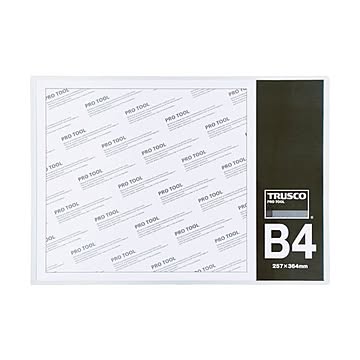 まとめTRUSCO 厚口カードケース B4THCCH-B4 1枚 ×20セット