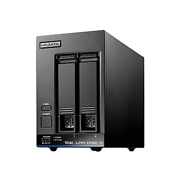 アイ・オー・データ機器 10GbE&マルチギガビット対応 Linuxベース法人向け2ドライブNAS 2TB HDL2-XA2