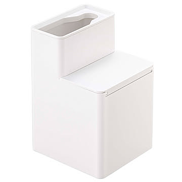 替えブラシ収納付き流せるトイレブラシスタンド tower 掃除 ホルダー 掃除道具 トイレ掃除 サニタリー収納 トイレ収納 替えブラシ収納 山崎実業 5722 5723