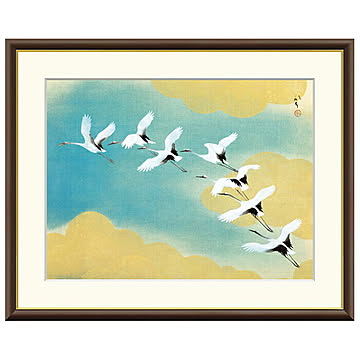 額絵 虹の如く 川端龍子 61x49.5cm 三幸