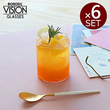 ボロシル ヴィジョングラス SS 6個セット BOROSIL VISION GLASS