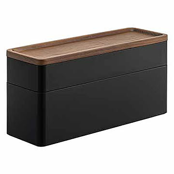 RIN リン(山崎実業) トレー付きスリムアクセサリー＆時計ケース Accessory Holder & Watch Case With Tray アクセサリー収納 時計ケース 時計収納ボックス