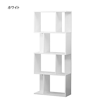 シェルフ 4段 組立式 ジーグ IW-1405 幅59x奥行24x高さ140.7cm 岩附