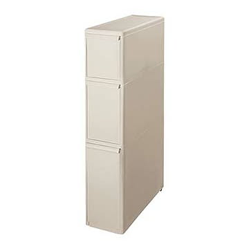 like-it ライクイット スリムストレージシリーズ トールストッカー TS-111L (幅17cm) 収納 引き出し 隙間収納 スリム 省スペース シンプル