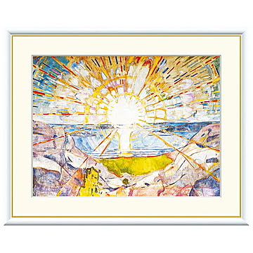 額絵 太陽 エドヴァルド・ムンク 61x49.5cm 三幸