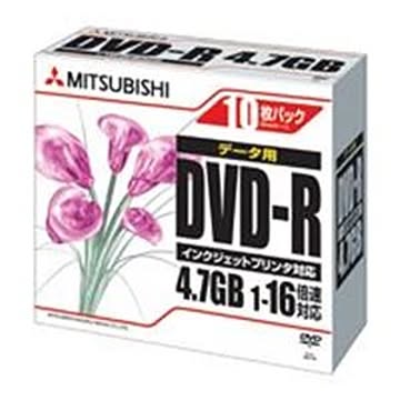 （まとめ）三菱化学 DVD-R (4.7GB) DHR47JPP10 10枚×5セット