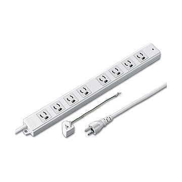まとめサンワサプライ 抜け止めタップマグネット付 3P・8個口 2.0m TAP-MG3811N 1個×3セット