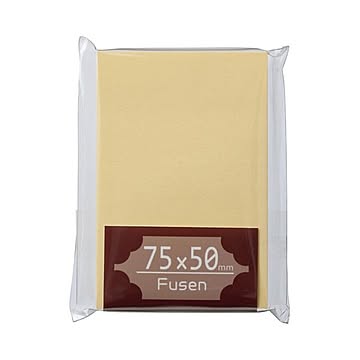 (まとめ) TANOSEE ふせん 75×50mm クリーム 1冊  【×50セット】