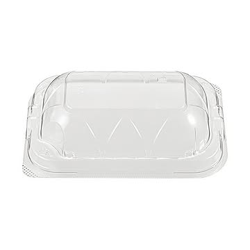 （まとめ）中央化学 SDホットマルシェ 0.7蓋・穴無し 透明 1パック（50枚）【×20セット】