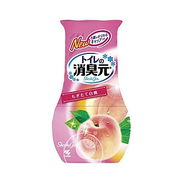 （まとめ） 小林製薬 トイレの消臭元 トイレの消臭元 もぎたて白桃 1個入 【×5セット】