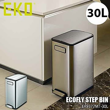 【日本国内正規品】EKO イーケーオージャパン ECOFLY STEP BIN エコフライステップビン30L EK9377MT-30L 30L ゴミ箱 ダストボックス