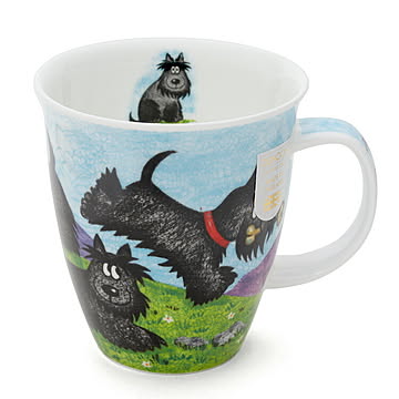 ダヌーン マグカップ NEVIS 高原で一休み スコッティ HIGHLAND ANIMALS SCOTTIE Dunoon Mug