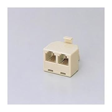 （まとめ）エレコム 2分配アダプタ AD-MJTBE【×10セット】