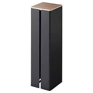 tower タワー (山崎実業) 石こうボード壁対応隠せるトイレットペーパーホルダー Wall-Mounted Toilet Paper Holder トイレ収納 ランドリー 浮かせて収納