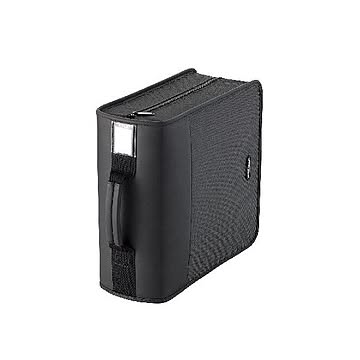 (まとめ)エレコム CD/DVDファスナーケース CCD-SS320BK×2セット