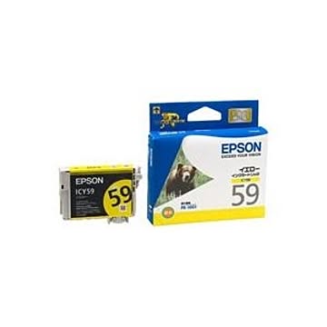 (業務用5セット) EPSON エプソン インクカートリッジ 純正 ICY59 イエロー(黄)