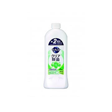 （まとめ） 花王 キュキュット クリア除菌 緑茶の香り つめかえ用 385ml 【×20セット】