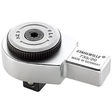 STAHLWILLE（スタビレー） 735／20 トルクレンチ差替ヘッド（ラチェット） （58250020）
