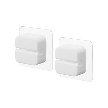 tower タワー (山崎実業) フィルムフックキッチンマルチフック 2個組 Self-Adhesive Multi-Use Kitchen Hooks - Set of 2 壁収納 浮かせて収納
