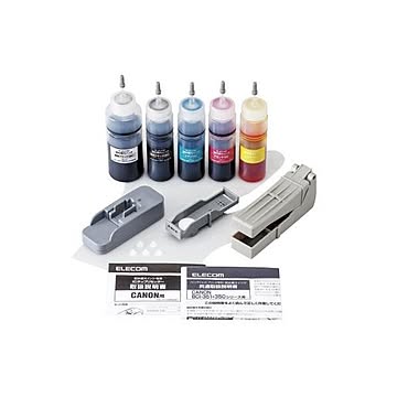 エレコム キヤノン351+350用詰め替えインクセット THC-351350RSET