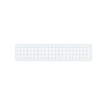 （まとめ）コクヨ マグネット見出し19×105mm 白 マク-411W 1セット（10個）【×5セット】