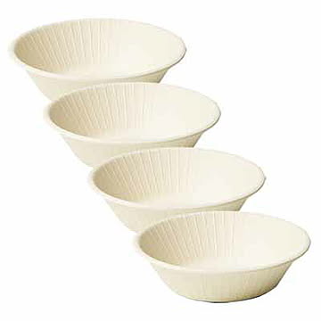 ideaco イデアコ b fiber bowl   4pcs ビーファイバー ボウル (4枚組) ボウル 器 ディッシュボウル 取り皿 バーベキュー キャンプ アウトドア
