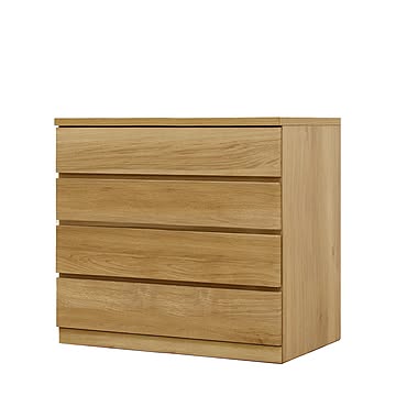 丸田木工 フィット 幅80 4段 奥行55 チェスト 完成品 日本製 大川家具
