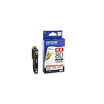 (業務用10セット) 【 純正品 】 EPSON エプソン インクカートリッジ/トナーカートリッジ 【ICBK 80 ブラック】