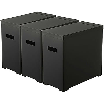 シンク下蓋付きゴミ箱 (3個組)  UNDER SINK TRASH CAN WITH LID 45リットル/ゴミ箱/ごみ箱