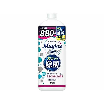ライオン CHARMY Magica 速乾+カラッと除菌 ホワイトローズの香り つめかえ用 大型サイズ 【×8セット】