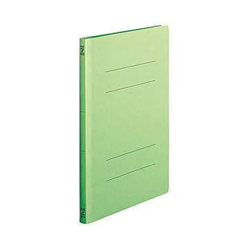 （まとめ） TANOSEE フラットファイル（スタンダードカラー） A4タテ 150枚収容 背幅18mm 緑 1セット（100冊：10冊×10パック） 【×2セット】
