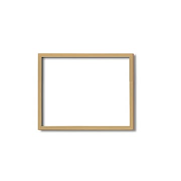 デッサン額縁/フレーム 【太子サイズ 379×288mm】 木地 壁掛けひも付き 化粧箱入り 5767