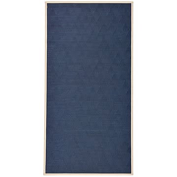 国産い草 ラグマット/絨毯 【約87×174cm】 日本製 裏貼り仕様 防滑加工 縁：綿100％ 『はぐくみ』 〔リビング〕【代引不可】
