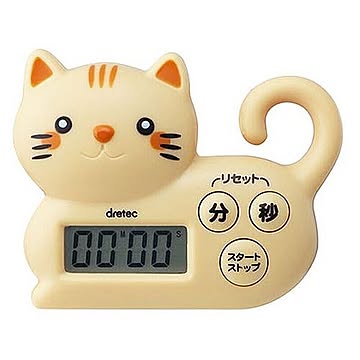 ねこタイマー ブラウン ドリテック T-568BR  管理No. 4536117026382