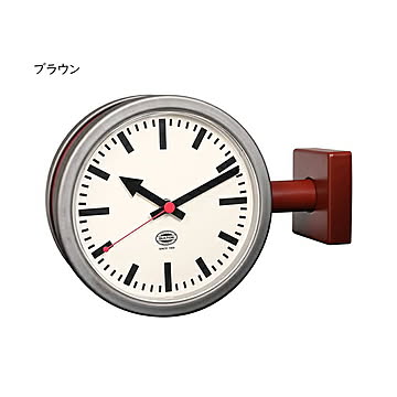 掛け時計 組立式 DOUBLE FACE CLOCK 170D2 YR-0643 幅285x奥行90x高さ205mm ダルトン