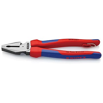 KNIPEX（クニペックス）0202-225TBK 強力型ペンチ 落下防止 （BK）