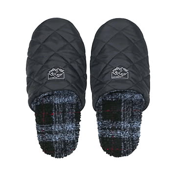 キルティングダウン調ソフトスリッパ L 【プラザセレクト】