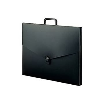 （まとめ）セキセイ アルタートケース ART-700W A2 2つ折 黒【×2セット】